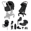 Cybex Coya Ultimate Birth & Beyond Bundle Style Collection - Chrome Brown / Sepia Black
