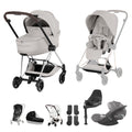 Cybex Mios Ultimate Bundle Style Collection - Chrome Brown / City Grey