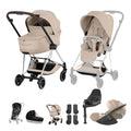Cybex Mios Ultimate Bundle Style Collection - Chrome Brown / Cozy Beige