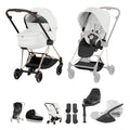 Cybex Mios Ultimate Bundle Style Collection - Rosegold / Off White