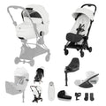 Cybex Coya Ultimate Birth & Beyond Bundle Style Collection - Matt Black / Off White