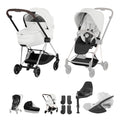 Cybex Mios Ultimate Bundle Style Collection - Chrome Brown / Off White