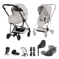 Cybex Mios Ultimate Bundle Style Collection - Matt Black / City Grey