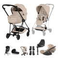 Cybex Mios Ultimate Bundle Style Collection - Matt Black / Cozy Beige